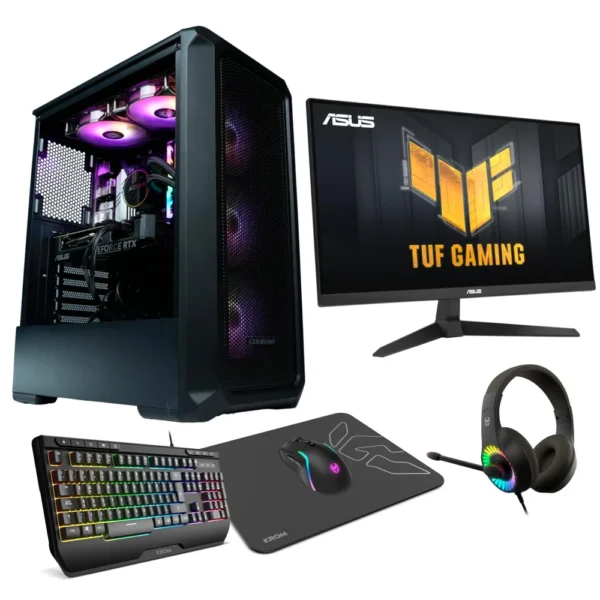 Epical-Q Pack Gaming Gplus118 AMD Ryzen 7 7800X3D, 32GB, 1TB NVME, RTX 5070 12GB + Windows 11 Pro + Monitor 27" 180Hz + Combo Gaming