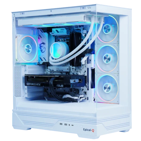 Epical-Q Lenyx-W AMD Ryzen 7 9800X3D, 32GB, 1TB SSD NVME , RTX 5070Ti + Windows 11 Pro Epical-Q Lenyx-W AMD Ryzen 7 9800X3D, 32GB, 1TB SSD NVME , RTX 5070Ti + Windows 11 Pro